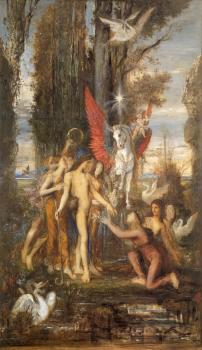 Gustave Moreau : Hesiod and the Muses